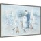 Let it Snow 01 by Lisa Audit 33-in. W x 23-in. H. Canvas Wall Art Print Framed in Grey
